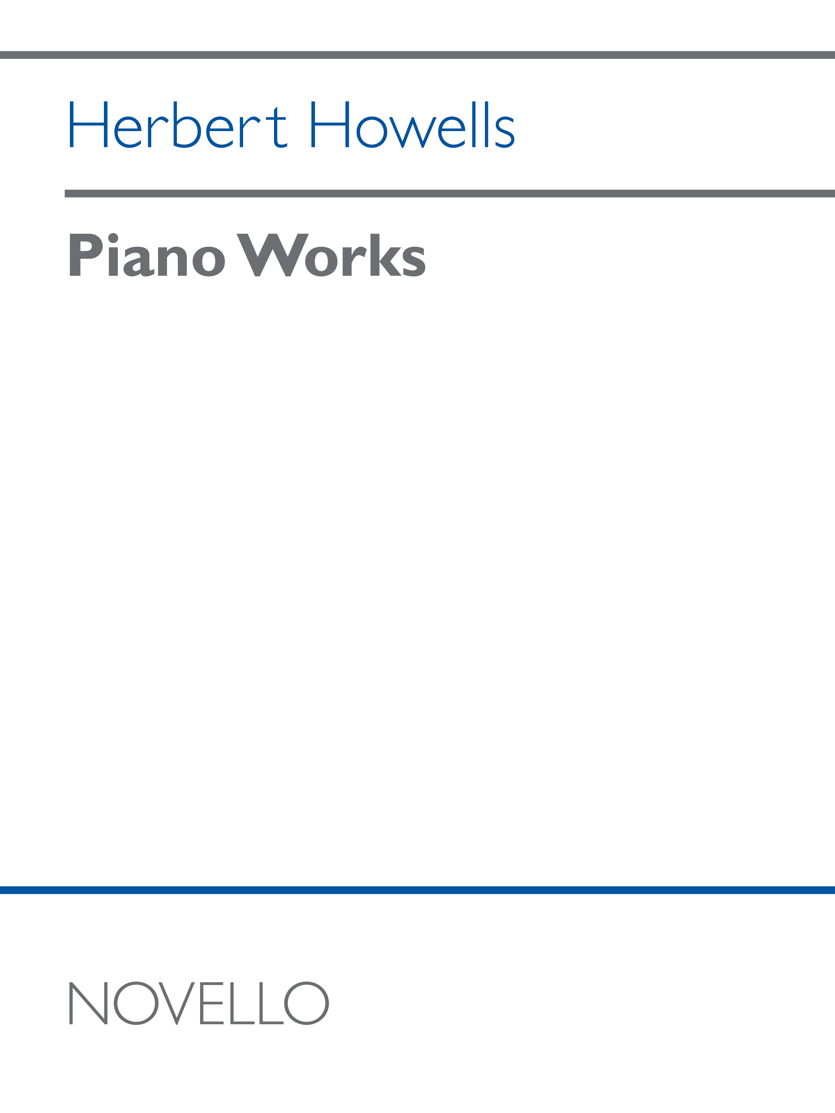Herbert Howells: Piano Works: Piano Solo: Instrumental Work