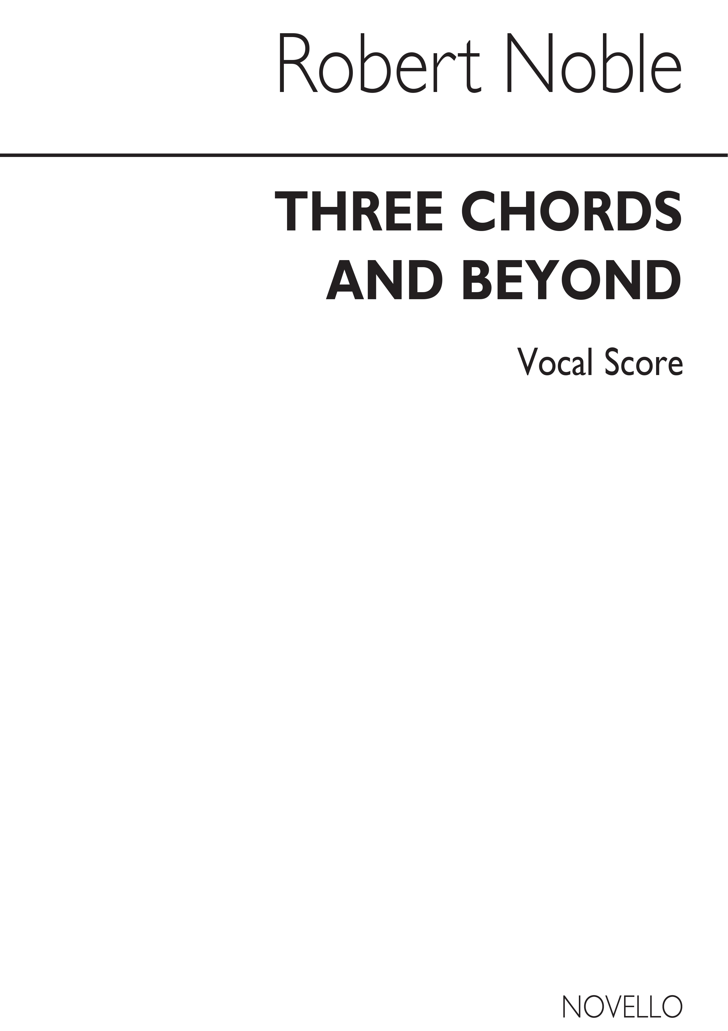 Harold Noble: Three Chords & Beyond Class Music: Theory
