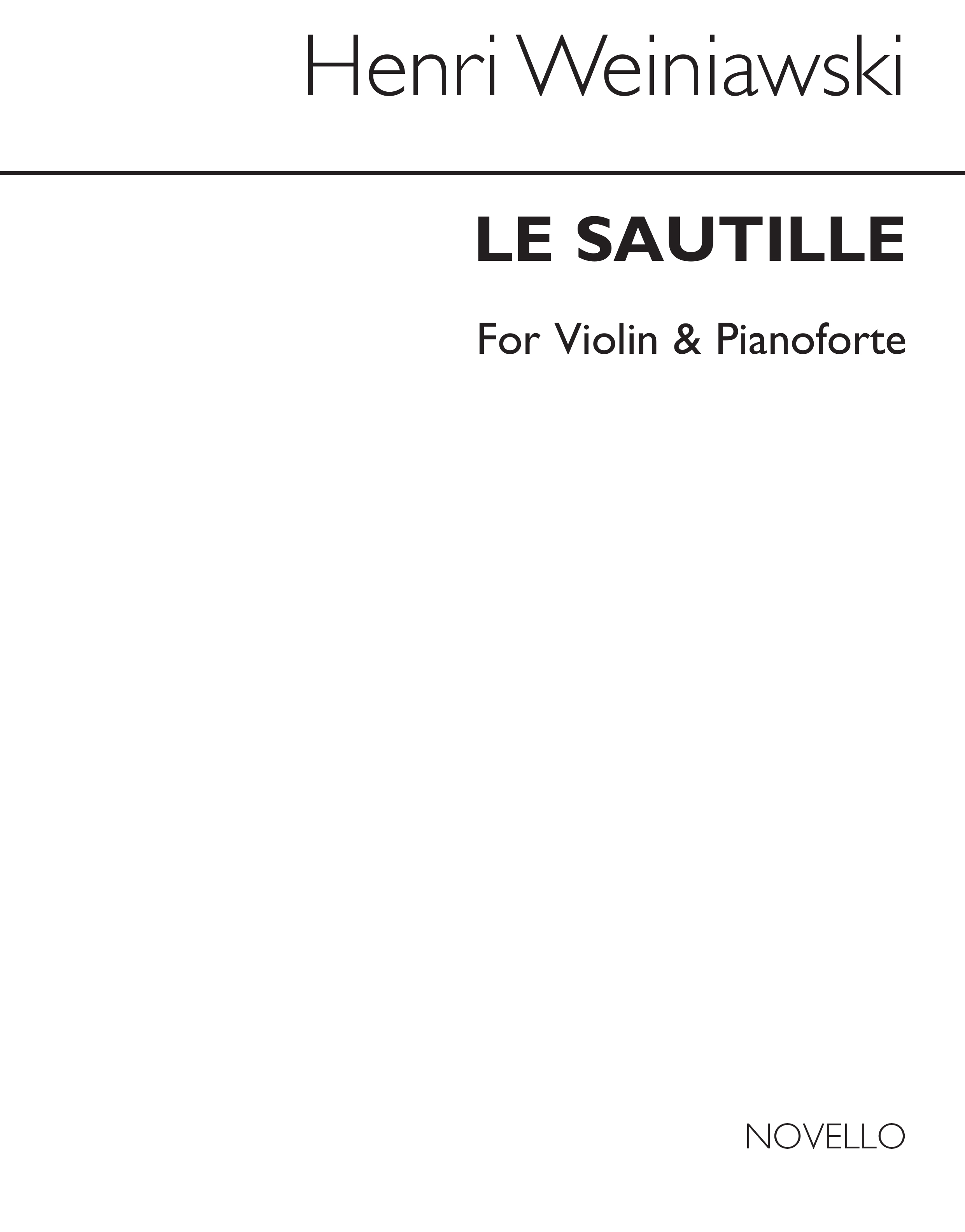 Henryk Wieniawski: Le Sautelle for Violin and Piano: Violin: Instrumental Work
