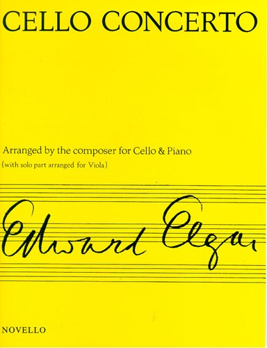 Edward Elgar: Concerto For Cello Op.85: Viola: Instrumental Work