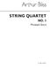 Arthur Bliss: String Quartet No.1: String Quartet: Miniature Score