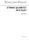 E.J Morean: String Quartet In E Flat: String Quartet: Study Score