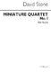 David Stone: Miniature Quartet No.1 Score: String Ensemble: Score