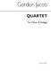 Gordon Jacob: Quartet For Oboe & Strings: Chamber Ensemble: Miniature Score