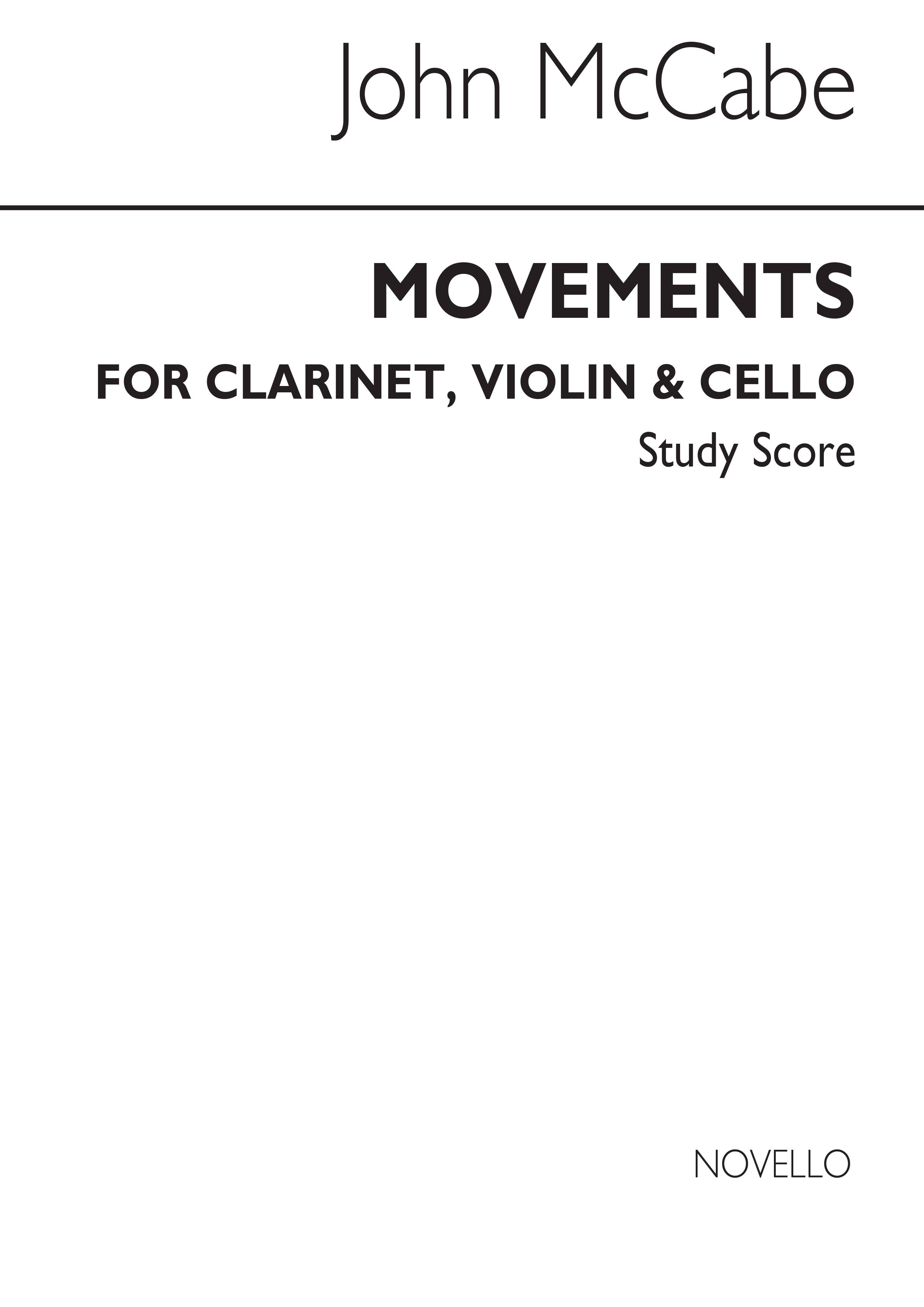 John McCabe: McCabe Movements: Chamber Ensemble: Study Score