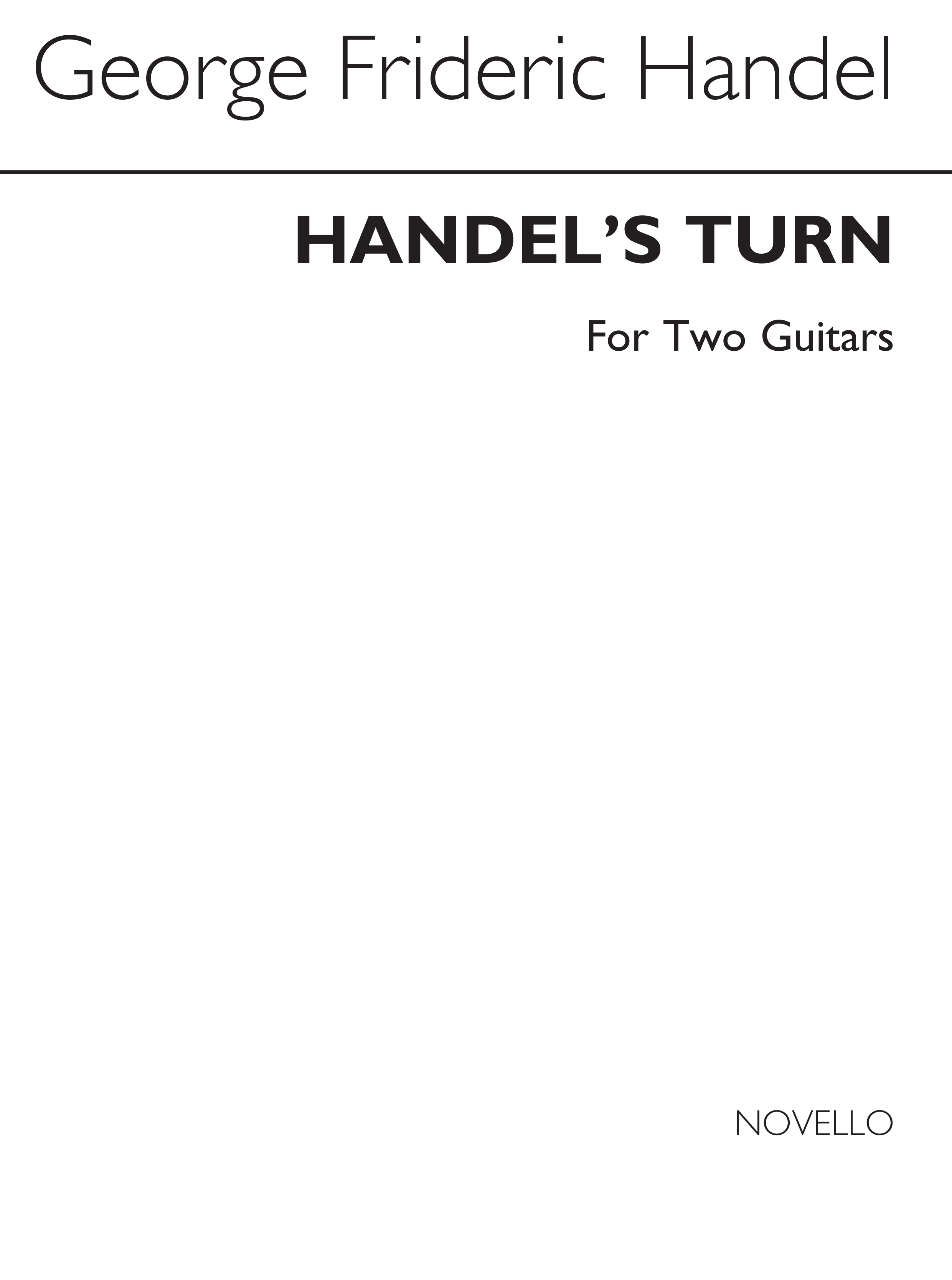 John W. Duarte: Handel's Turn for Two Guitars: Guitar: Instrumental Work
