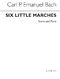 Carl Philipp Emanuel Bach: Six Little Marches: Clarinet Ensemble: Score and