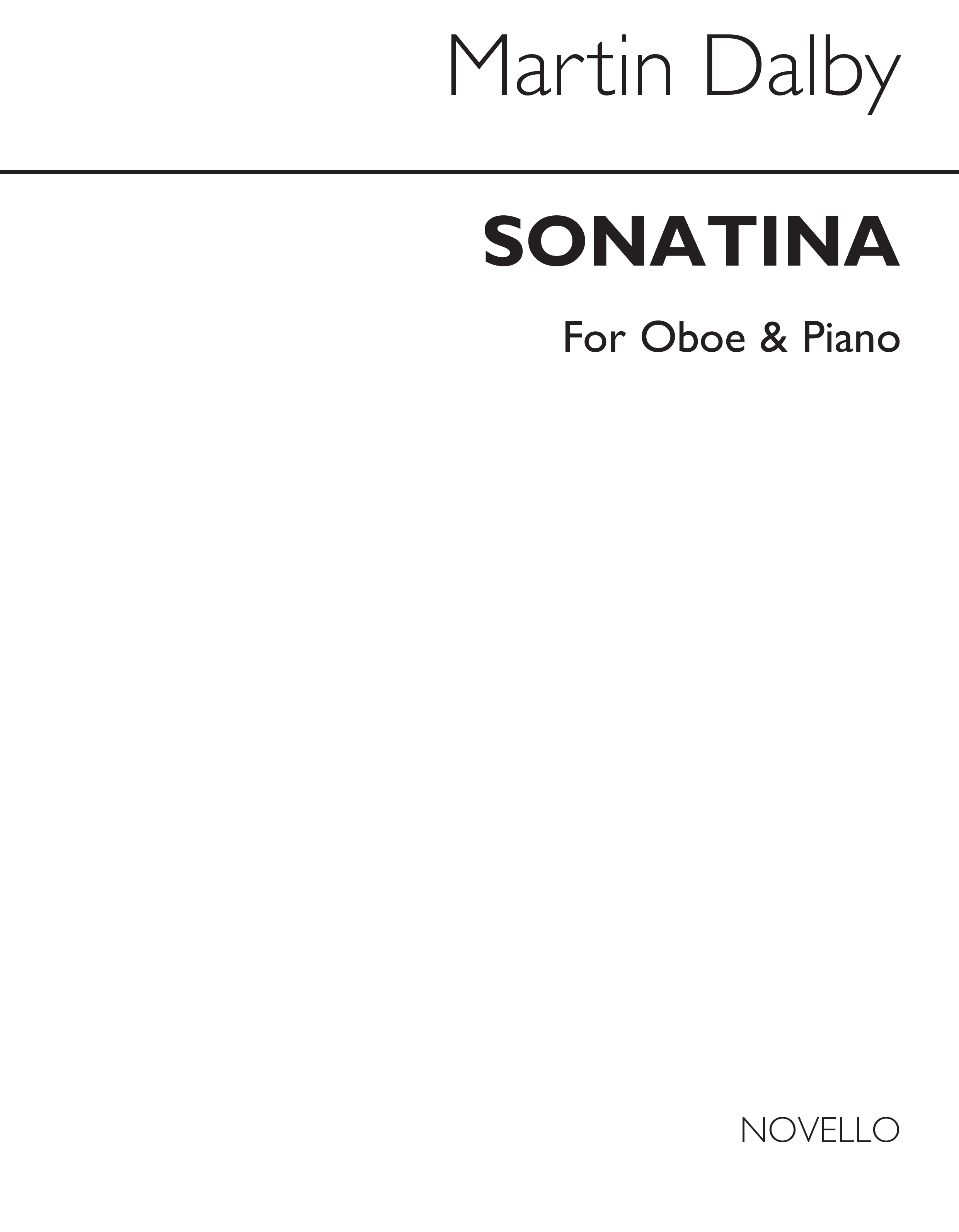 Martin Dalby: Sonatina: Oboe: Instrumental Work