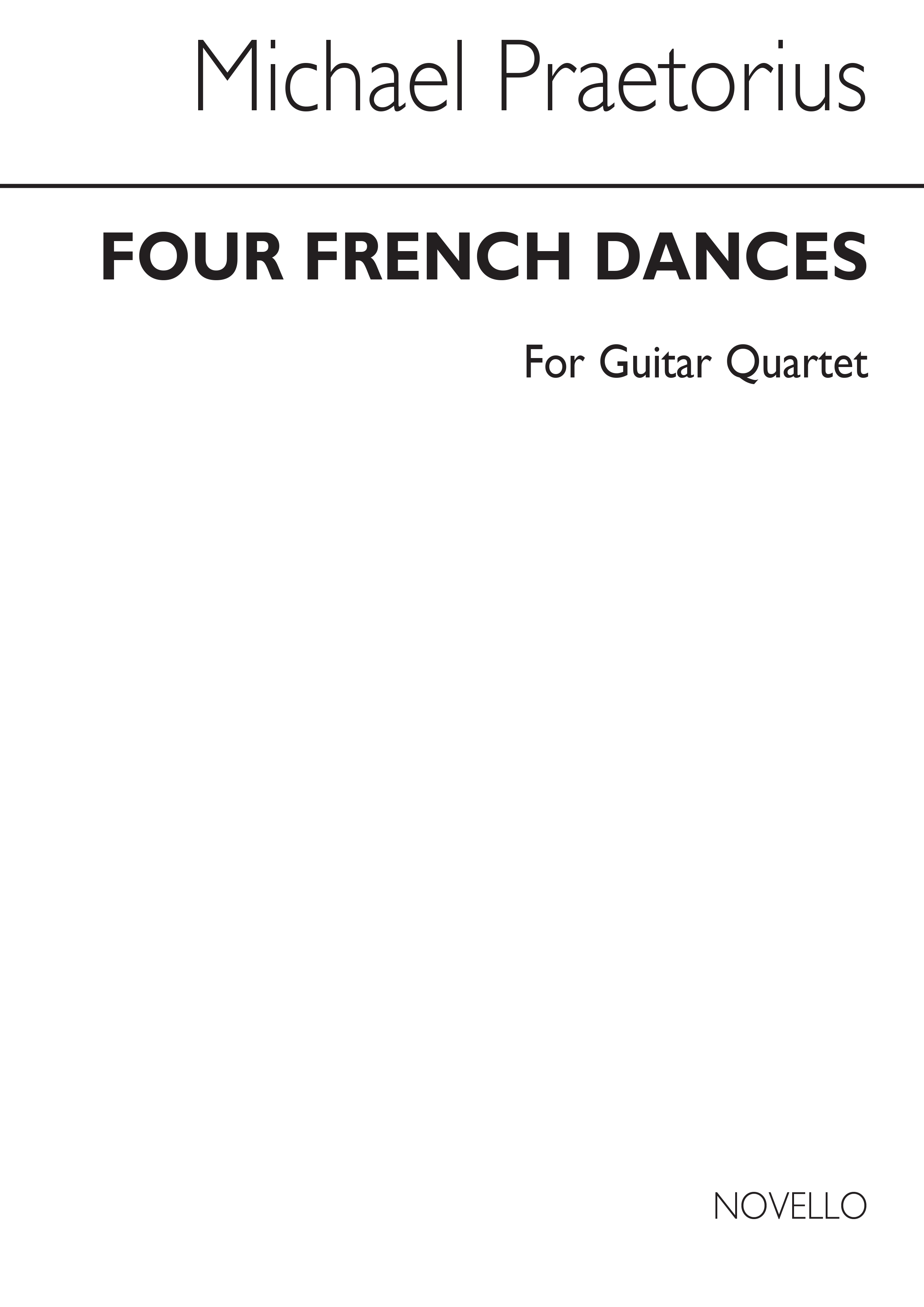Michael Praetorius: Four French Dances for Guitar: Guitar: Instrumental Work