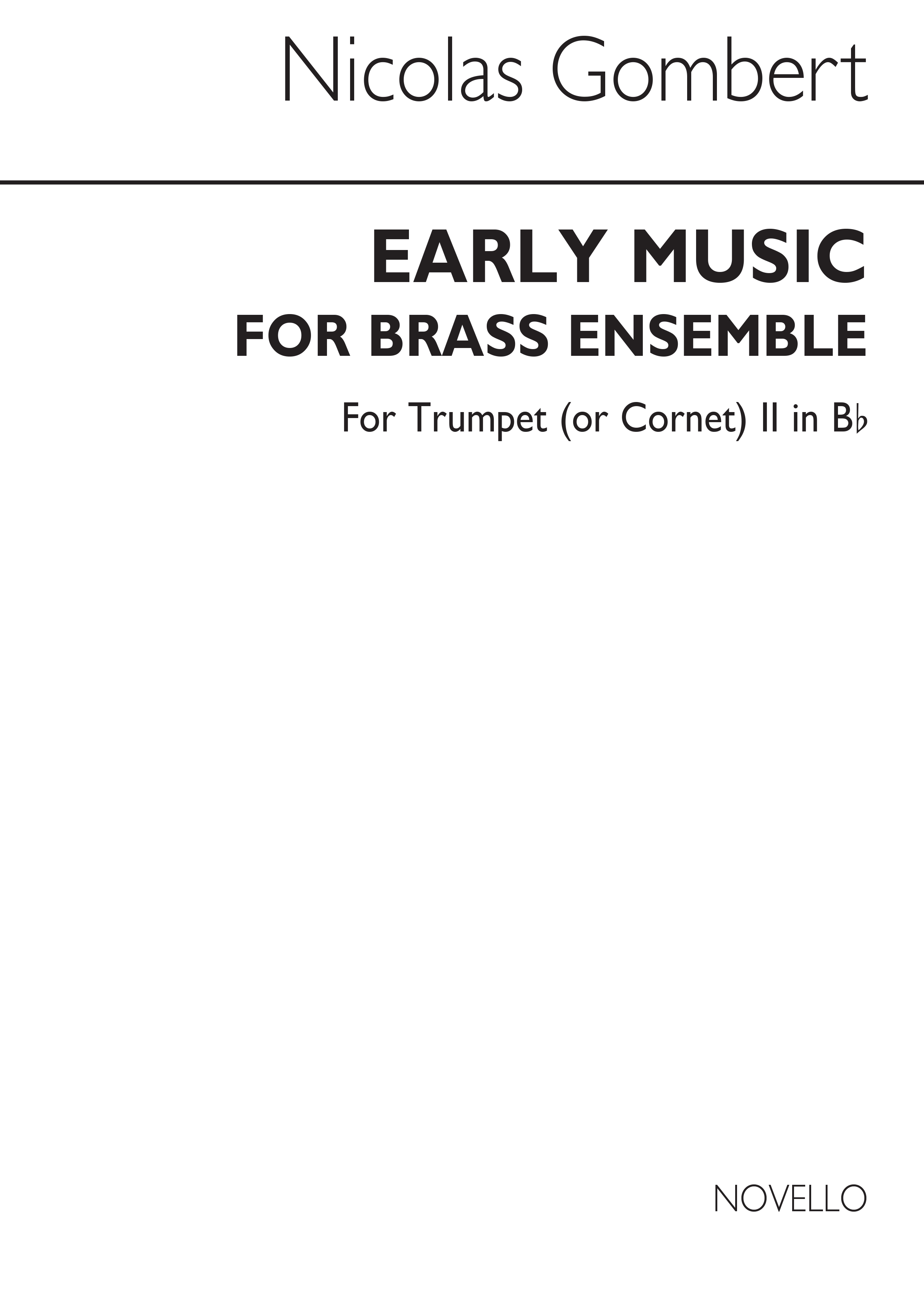 Lawson: Early Music For Brass Ensemble (Trumpet 2): Brass Ensemble: Instrumental
