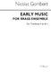 Lawson: Early Music For Brass Ensemble Tbn 2 Bc: Brass Ensemble: Instrumental