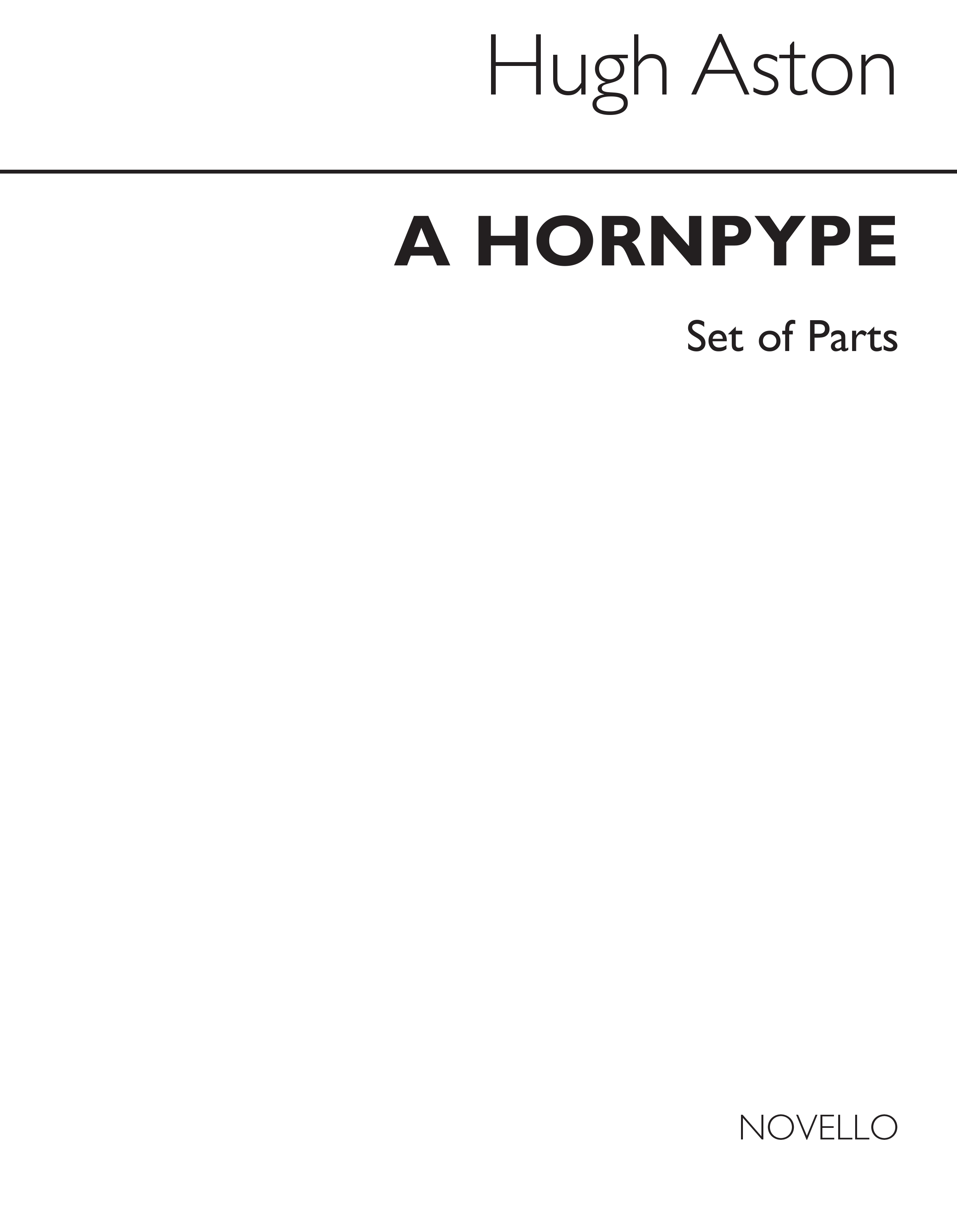 Hugh Aston: Hornpype for Brass Ensemble (Parts): Brass Ensemble: Instrumental