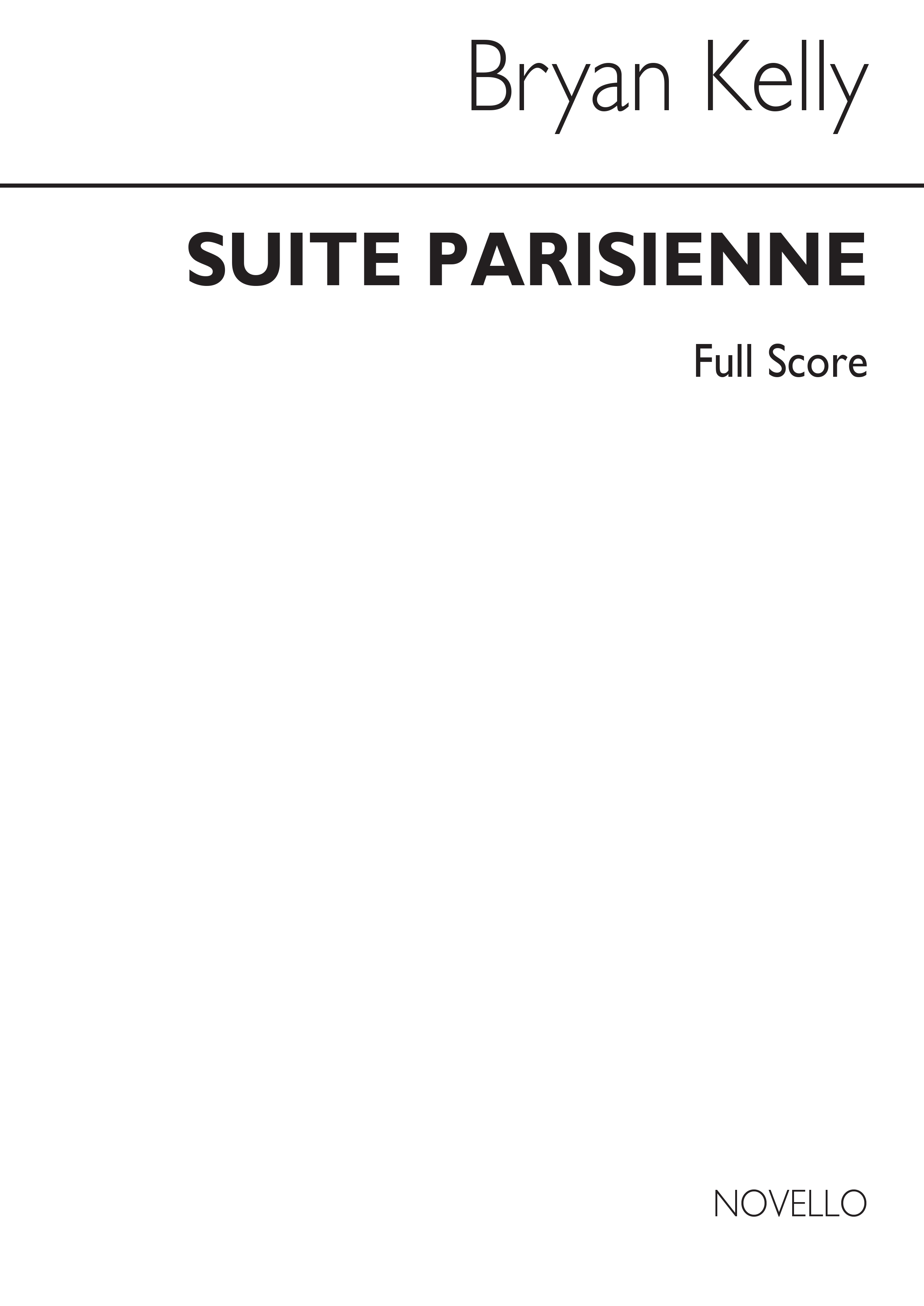 Bryan Kelly: Suite Parisienne: Brass Ensemble: Score