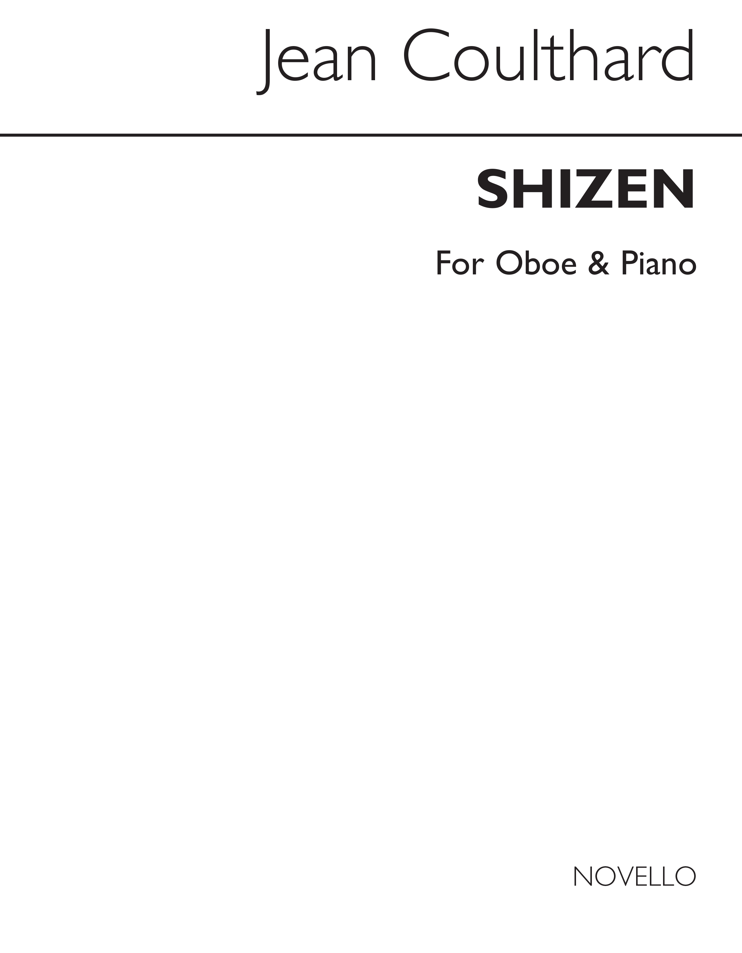 Jean Coulthard: Shizen for Oboe with Piano: Oboe: Instrumental Work