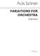 Aulis Sallinen: Variations For Orchestra: Orchestra: Study Score