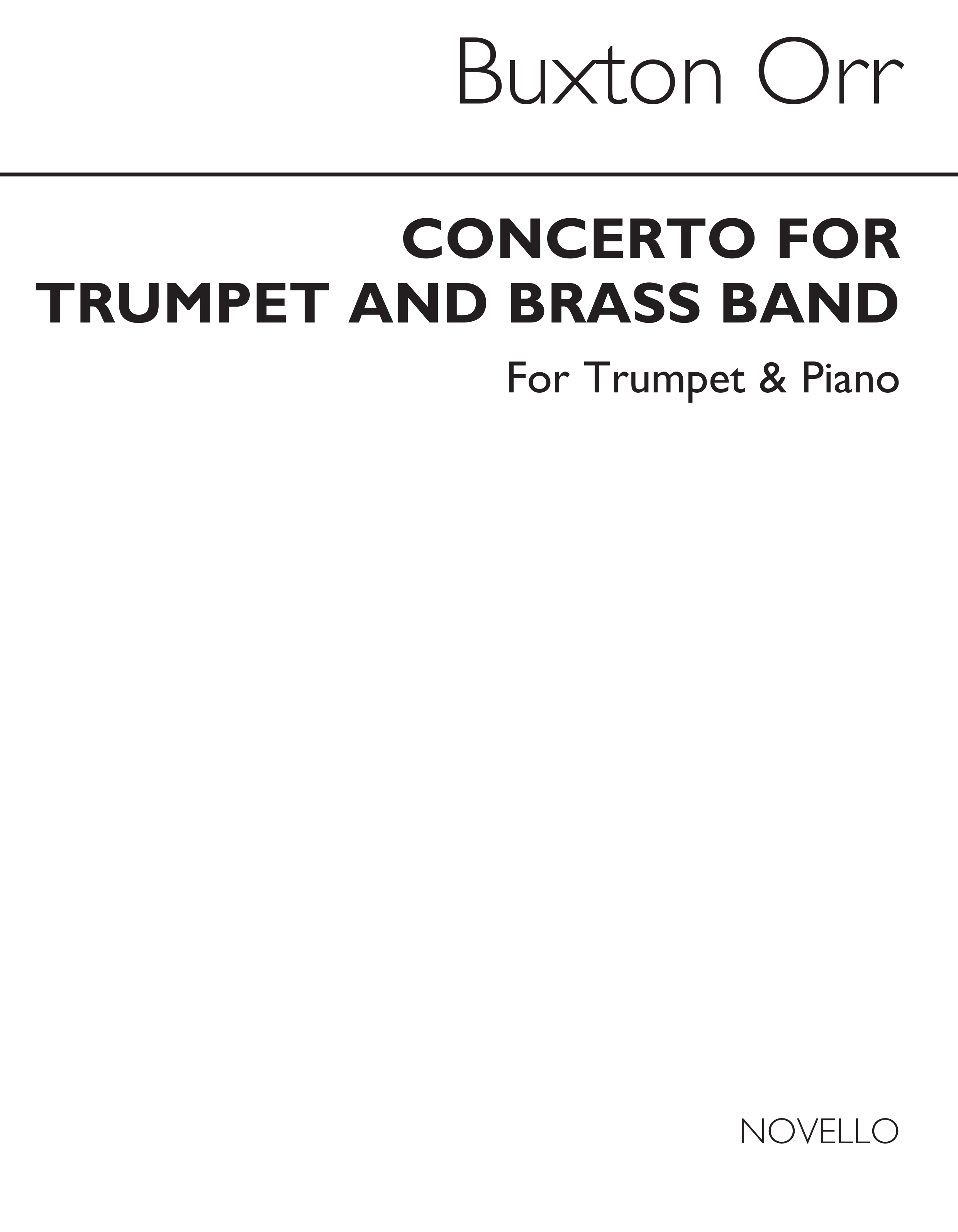 Buxton Orr: Concerto For Trumpet And Brass Band: Trumpet: Instrumental Work
