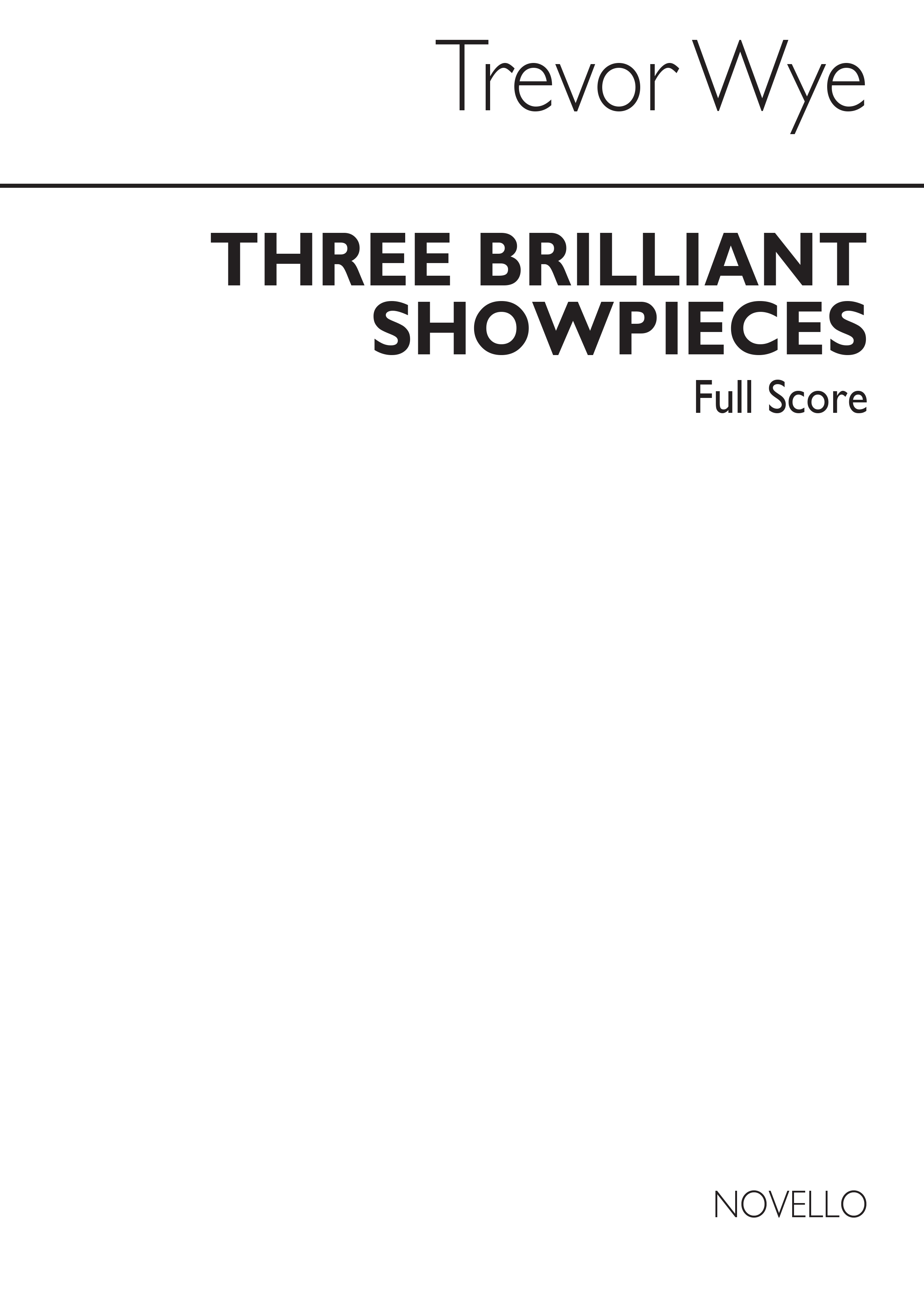 Trevor Wye: Three Brilliant Showpieces For Flute Ensemble: Flute Ensemble: Score