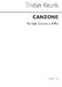 Tristan Keuris: Canzone For Clarinet Solo: Clarinet: Instrumental Work