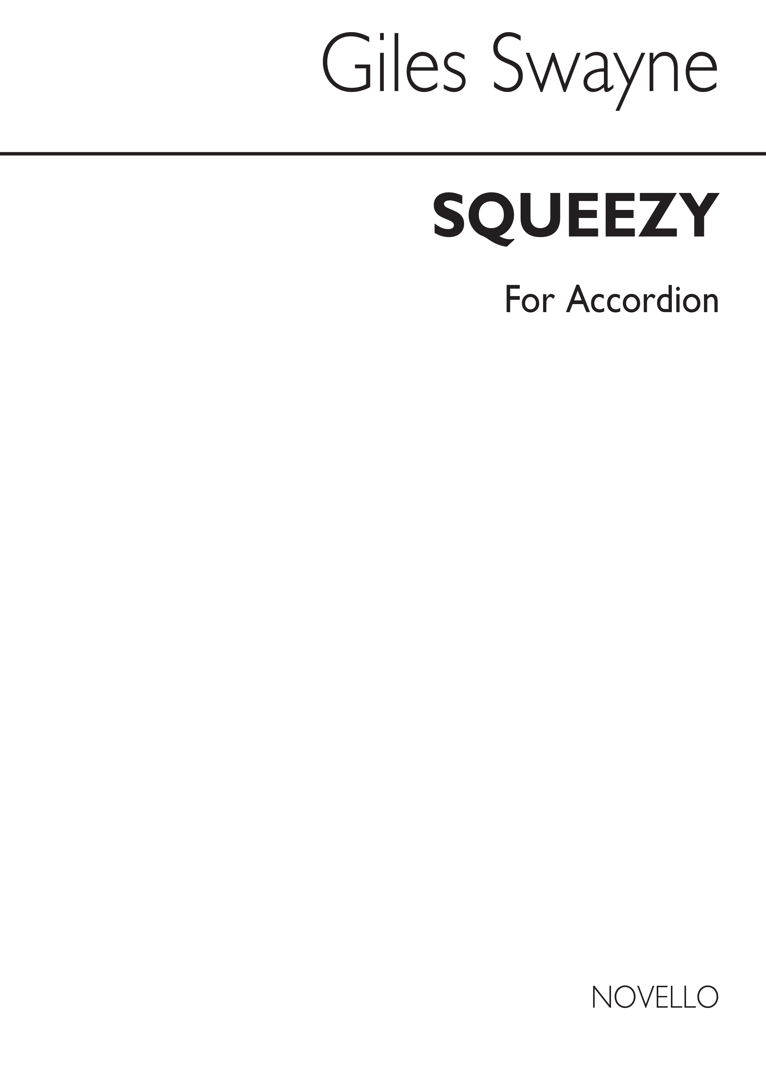 Giles Swayne: Squeezy Accordion Solo: Accordion: Instrumental Work