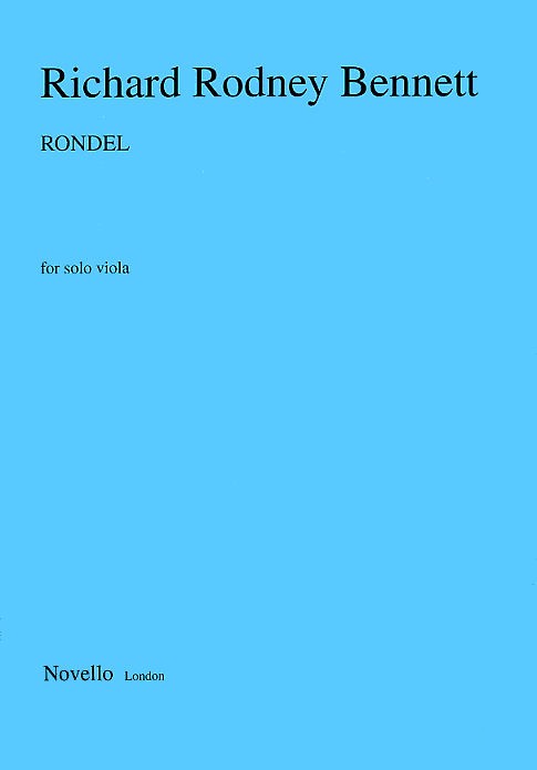 Richard Rodney Bennett: Rondel For Solo Viola: Viola: Instrumental Work