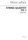 Nicola LeFanu: Nicola LeFanu String Quartet No.2 Sc: String Quartet: Score