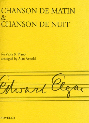 Edward Elgar: Chanson De Matin And Chanson De Nuit (Viola/Piano): Viola: