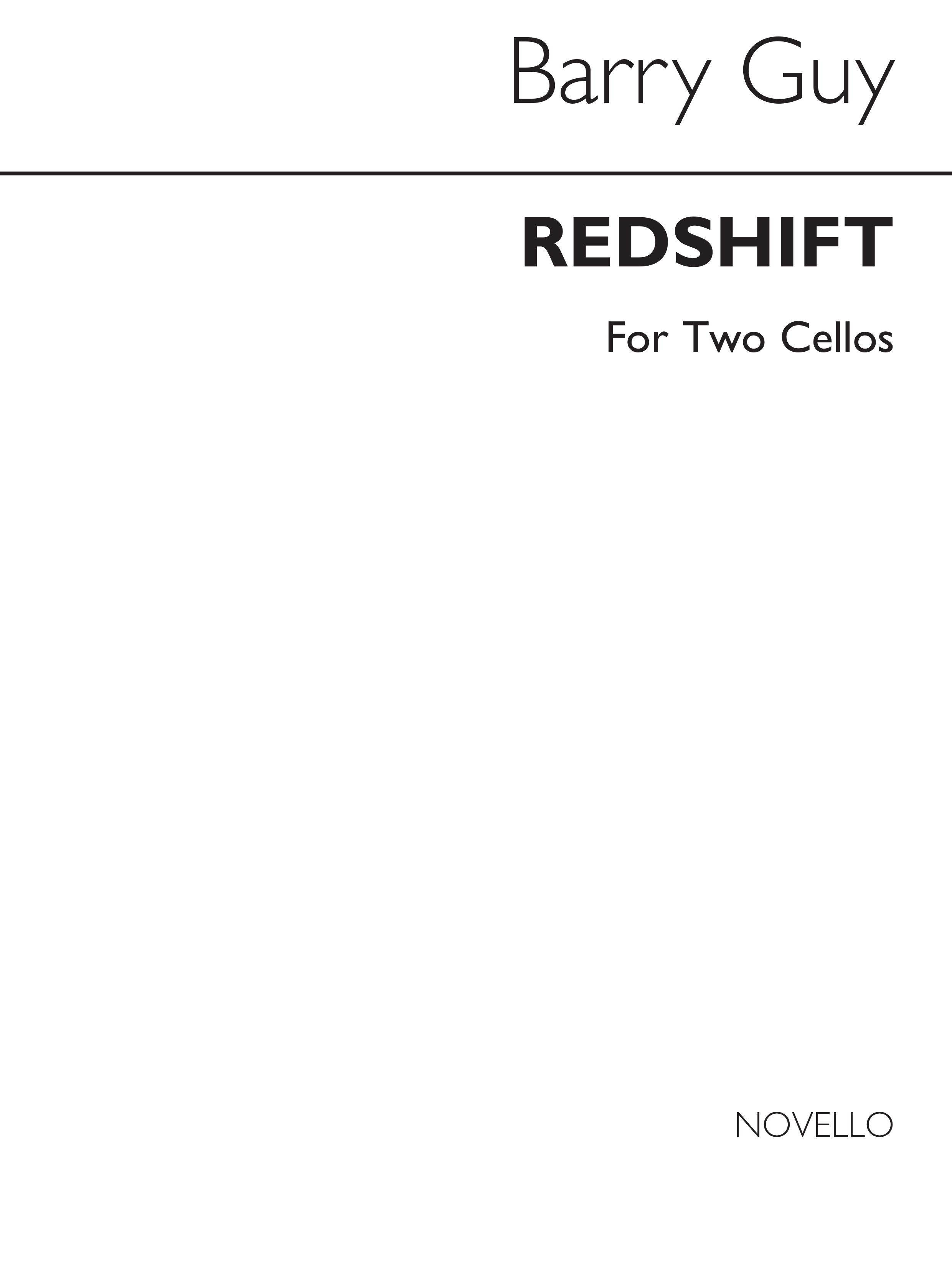 Guy Redshift 2 Cellos: Cello: Parts