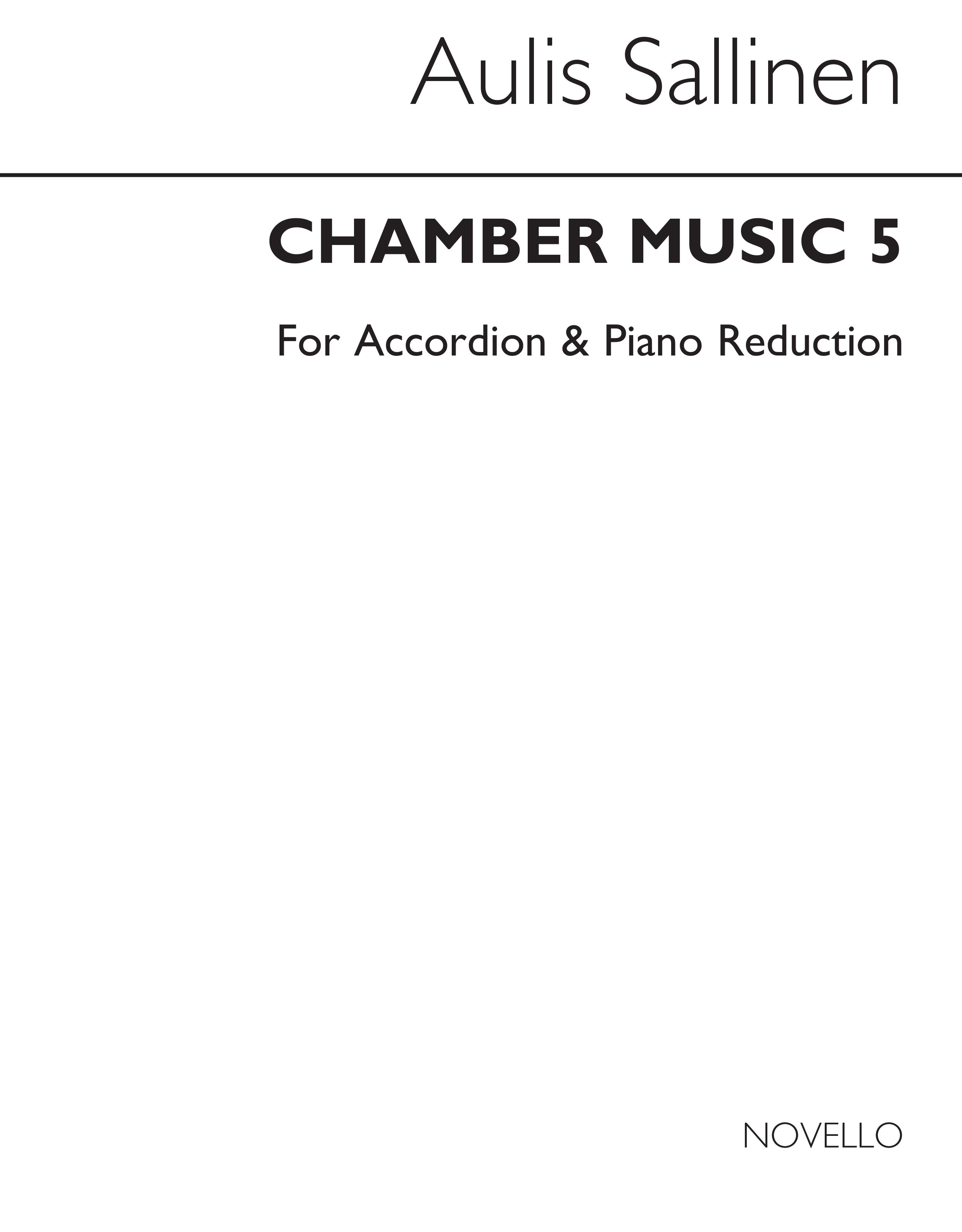 Aulis Sallinen: Chamber Music V: Accordion