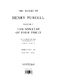 Henry Purcell: Ten Sonatas Of Four Parts For Cello (Sonatas I-IV): Cello: