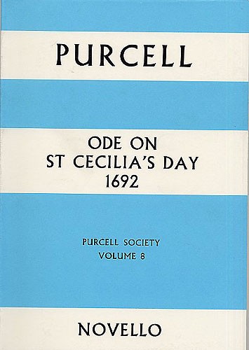 Henry Purcell: Ode On St Cecilia's Day 1692: SATB: Score