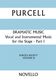 Henry Purcell: Purcell Society Volume 16 - Dramatic Music Part 1: SATB: Score