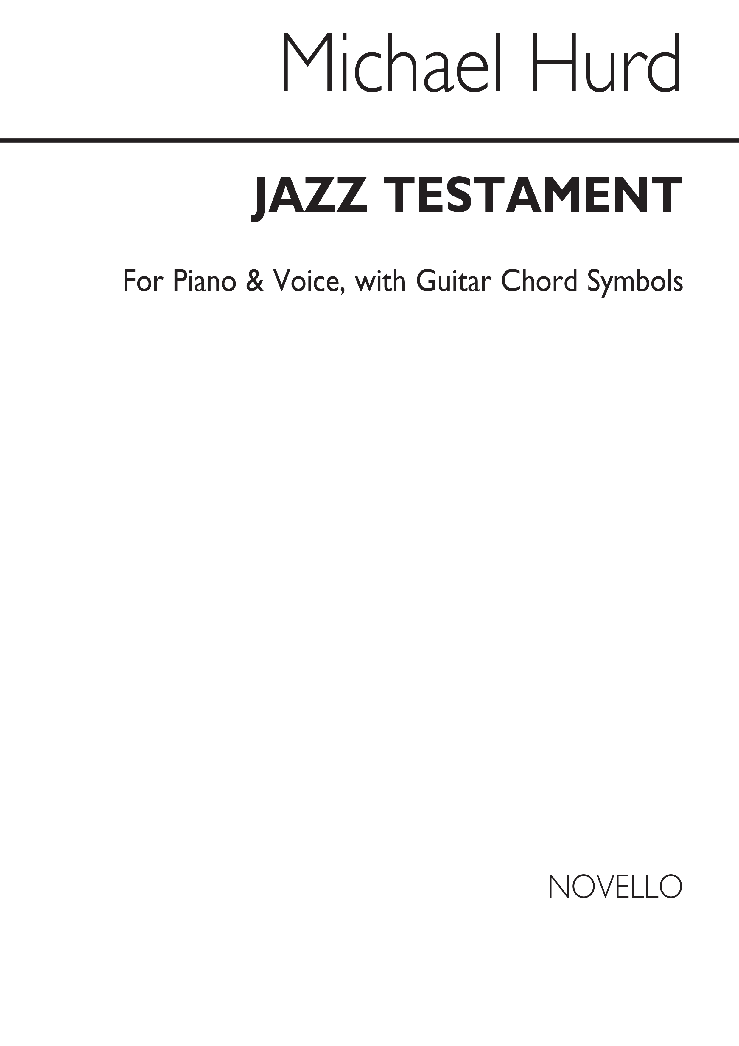 Jazz Testament: Piano  Vocal  Guitar: Classroom Musical