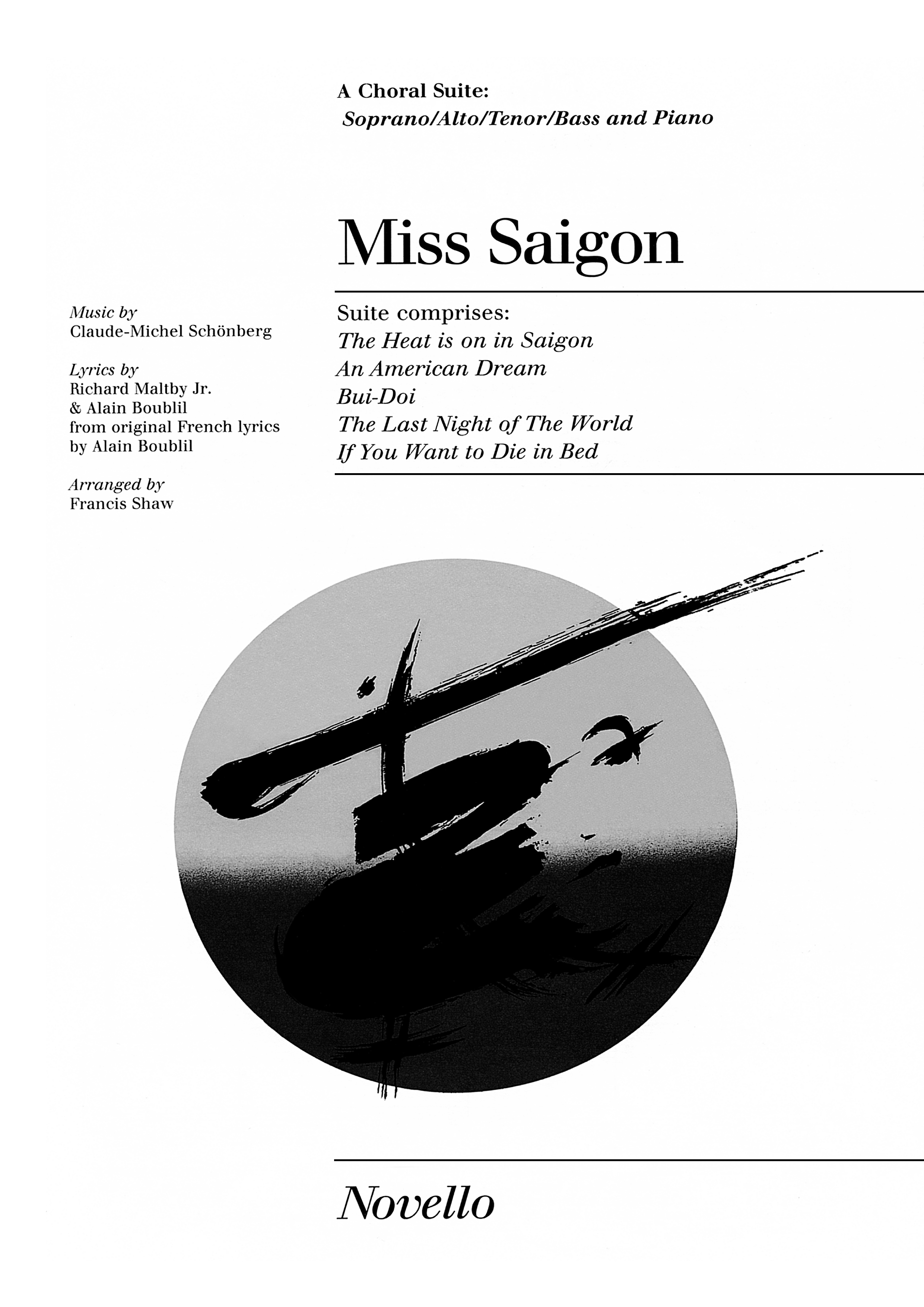 Claude-Michel Schnberg: Miss Saigon - Choral Suite: SATB: Vocal Score