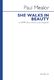 Paul Mealor: She Walks In Beauty: SATB: Vocal Score