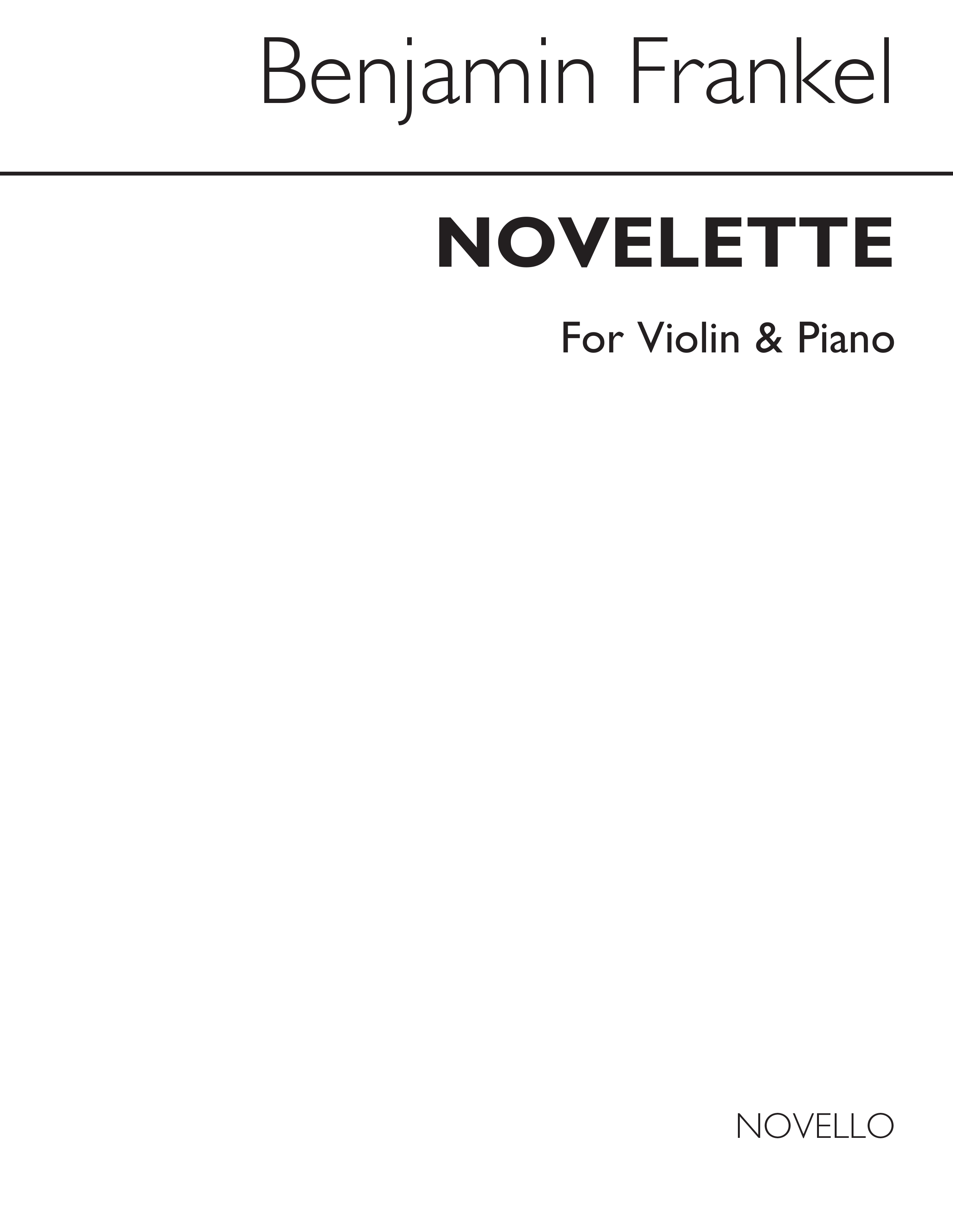 Benjamin Frankel: Novelette: Violin: Instrumental Work