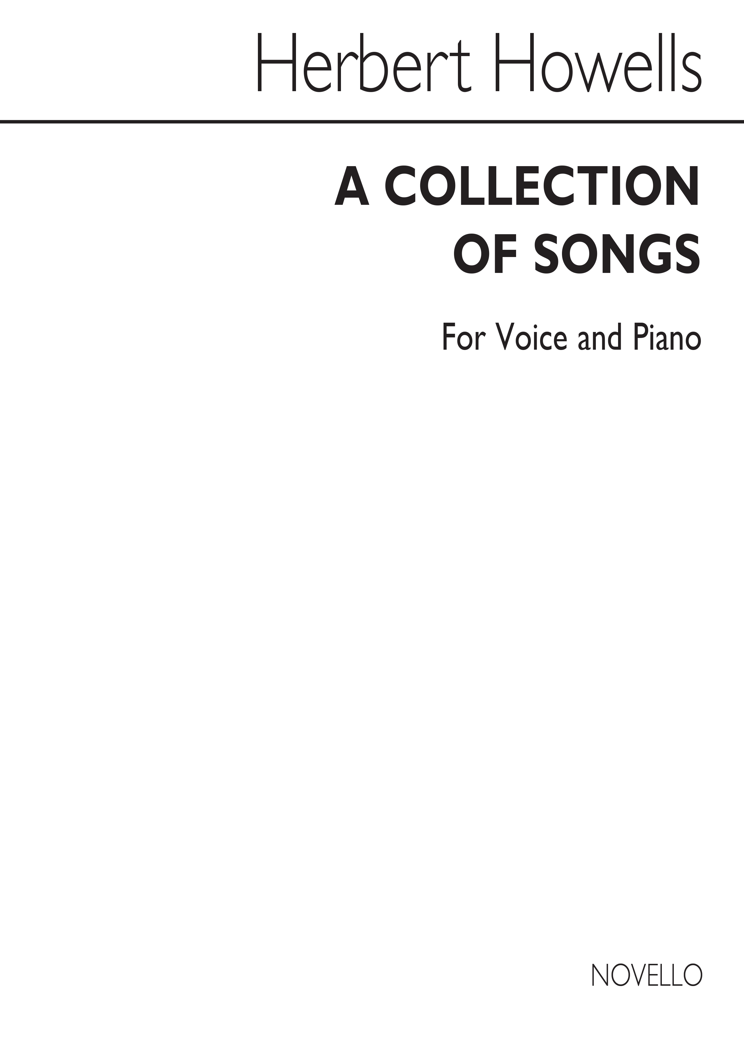 Herbert Howells: A Collection Of Songs: Voice: Vocal Album