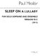 Paul Mealor: Sleep On (In C): Soprano: Vocal Work