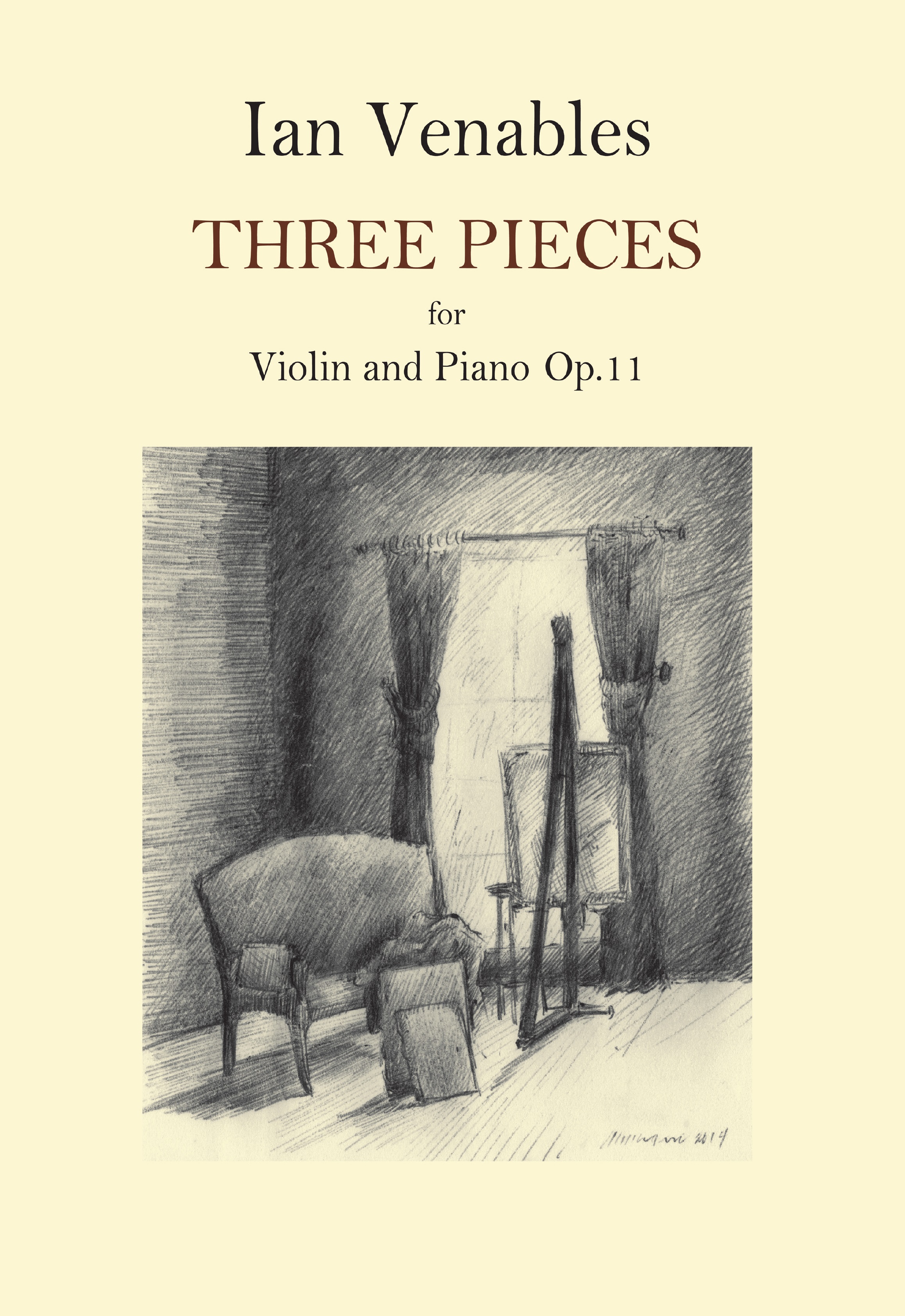 Ian Venables: Three Pieces Op. 11: Violin: Instrumental Work