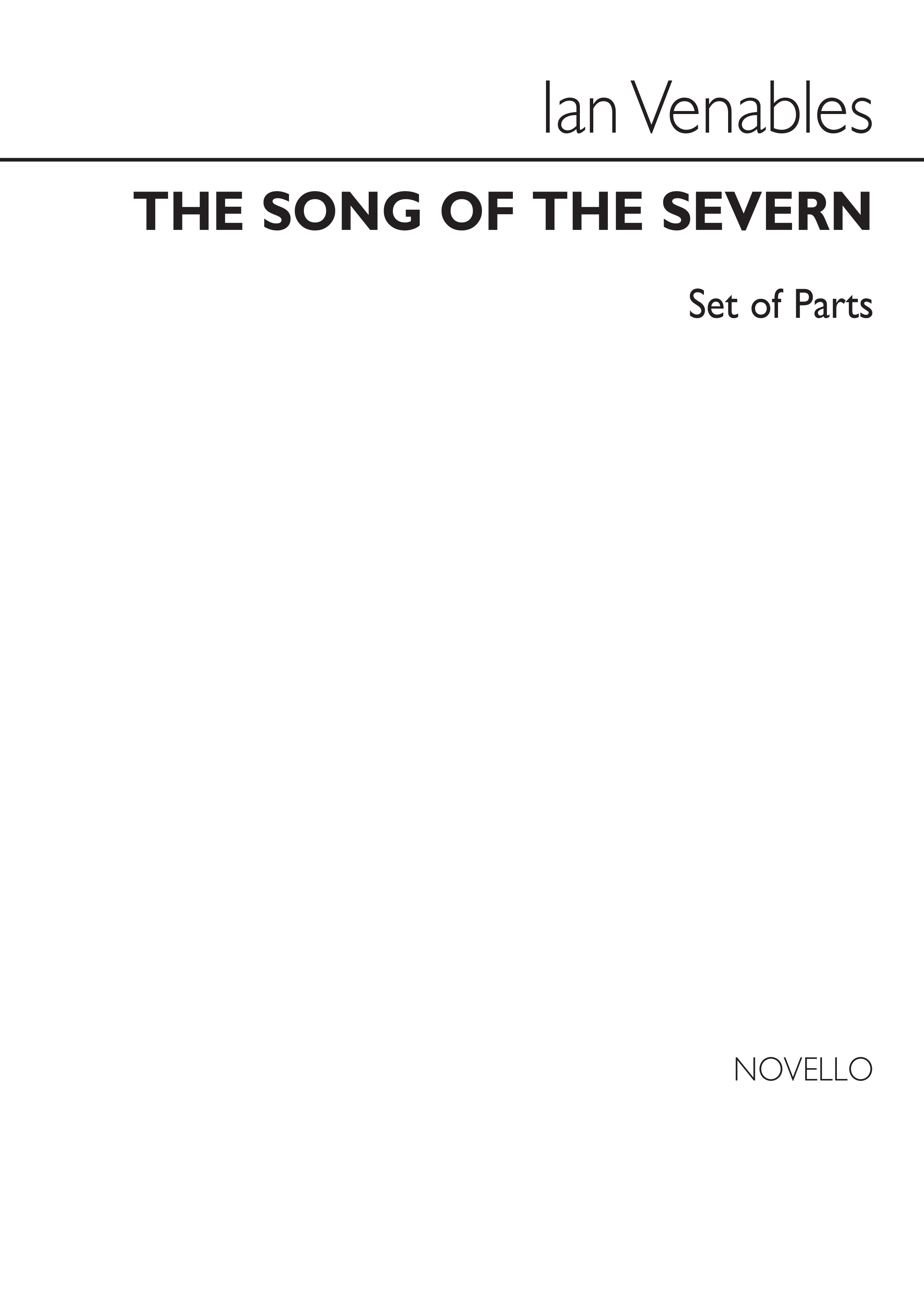 Ian Venables: The Song Of The Severn - String Quartet Parts: String Quartet: