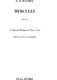 Georg Friedrich Händel: Hercules (Ed. Peter Jones) (Full Score): Opera: Score