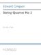 Edward Gregson: String Quartet No2: String Quartet: Score & Parts
