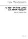 Felix Mendelssohn Bartholdy: O Rest In The Lord In C: Voice: Vocal Score