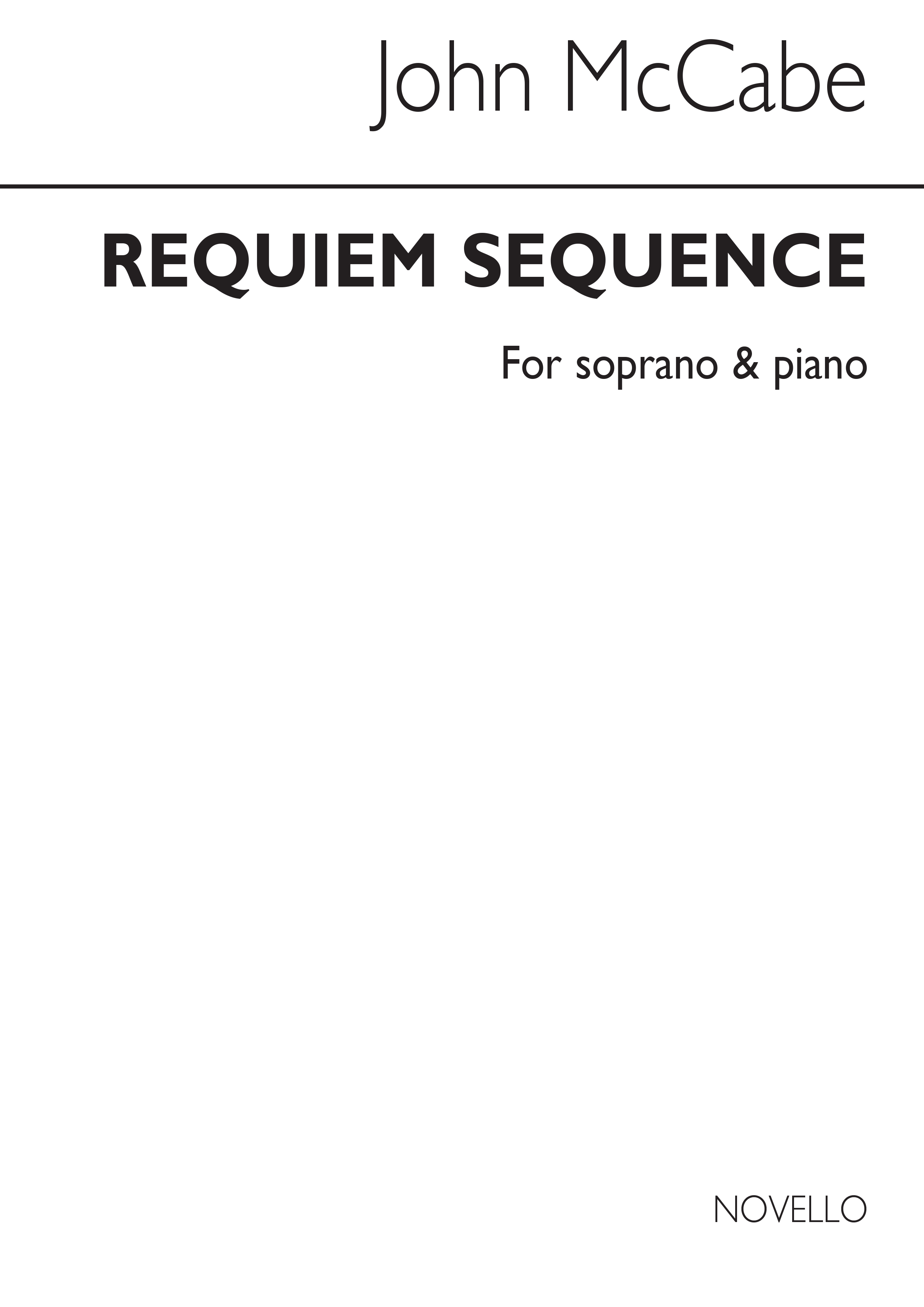 John McCabe: Requiem Sequence: Soprano: Vocal Work