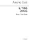 Il Tito (Score/Vocal Score): Opera: Score