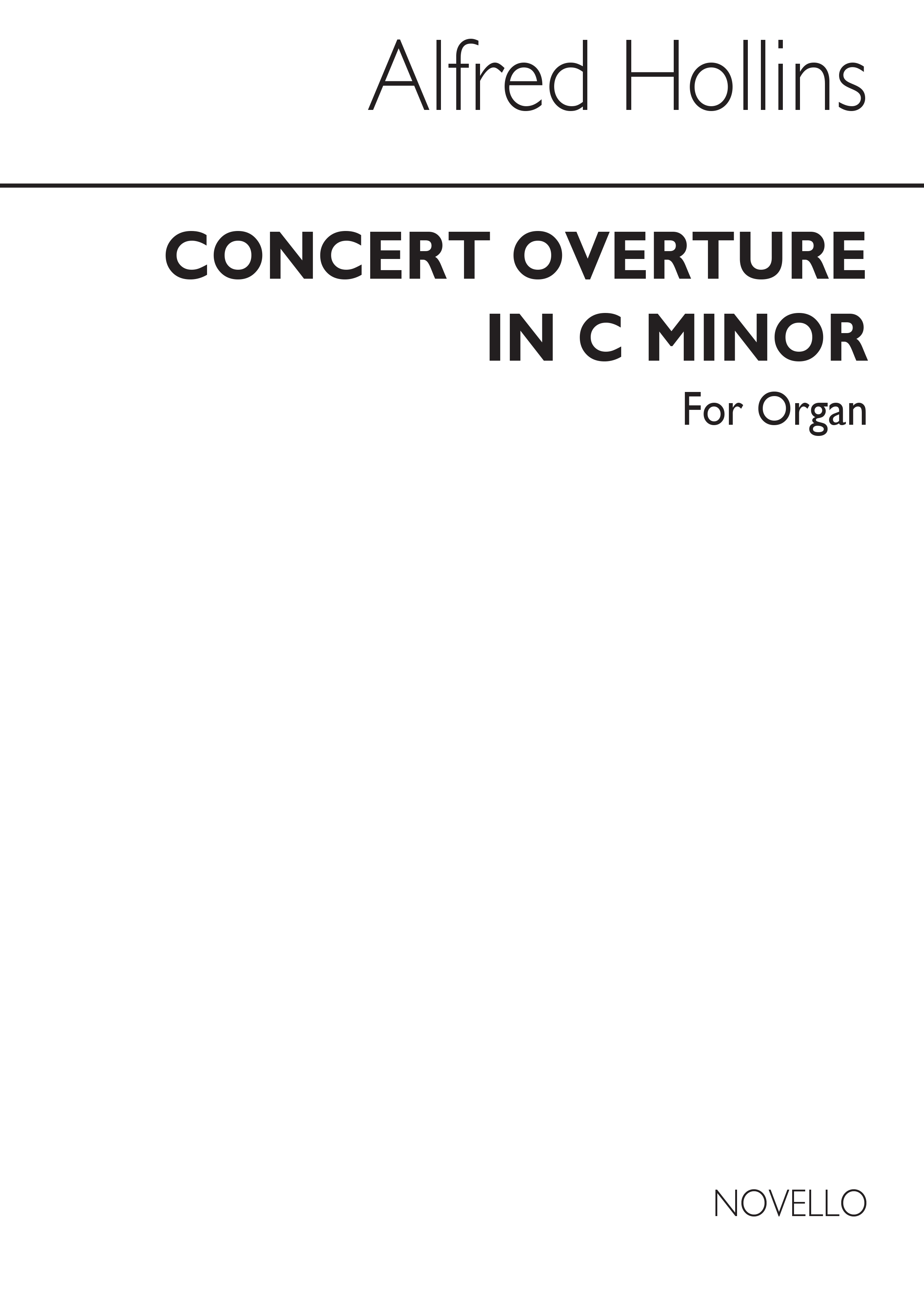 Alfred Hollins: Concert Overture No.2 In C Minor: Organ: Instrumental Work