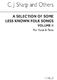 Ralph Vaughan Williams: A Selection Of Less Known Folk-Songs Volume 2: Piano
