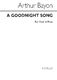 Arthur Baynon: A Goodnight Song Piano: Voice: Vocal Score