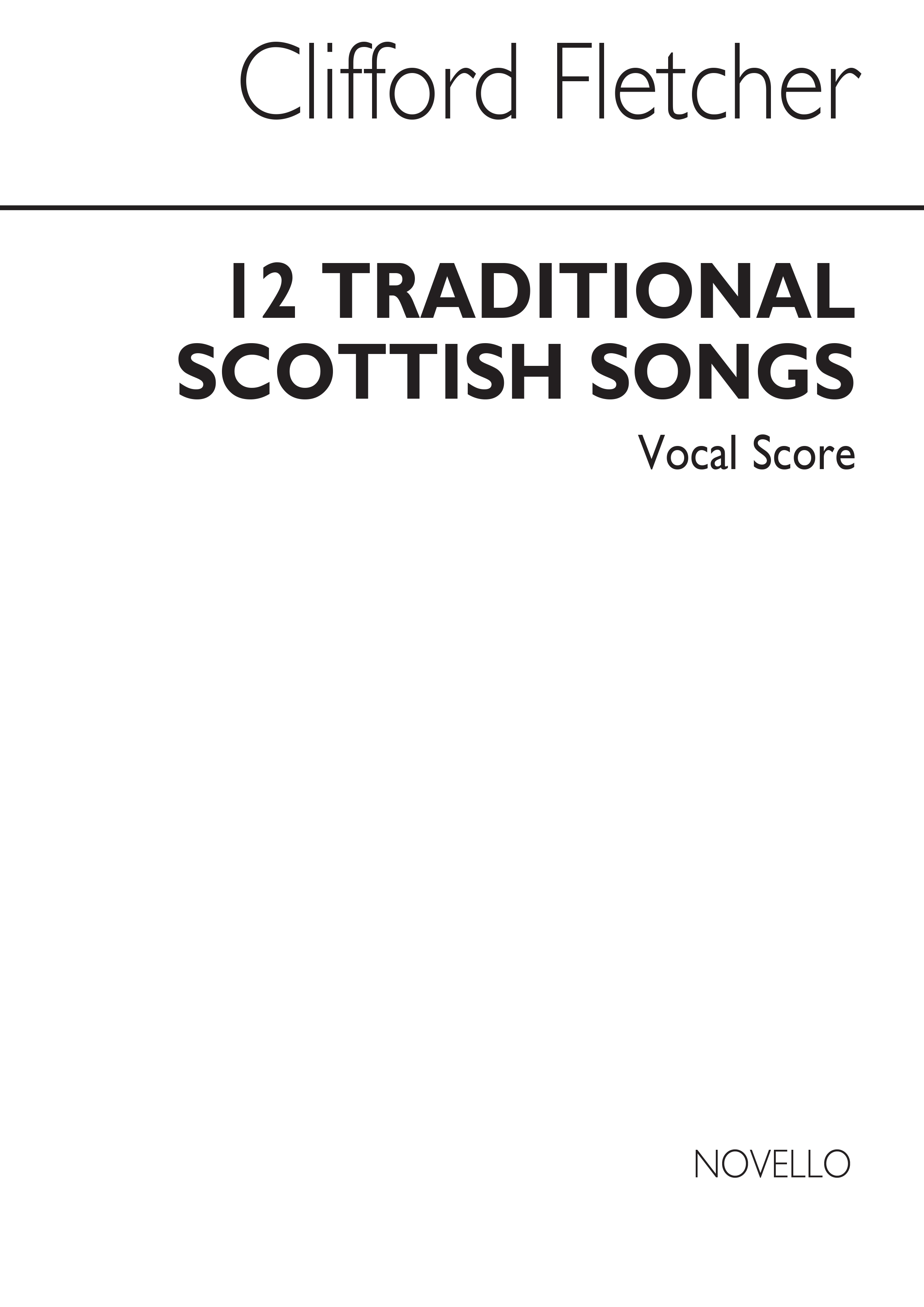 12 Traditional Scottish Songs: Voice: Mixed Songbook