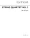 Cyril Scott: String Quartet No.2 (Parts): String Quartet: Instrumental Work