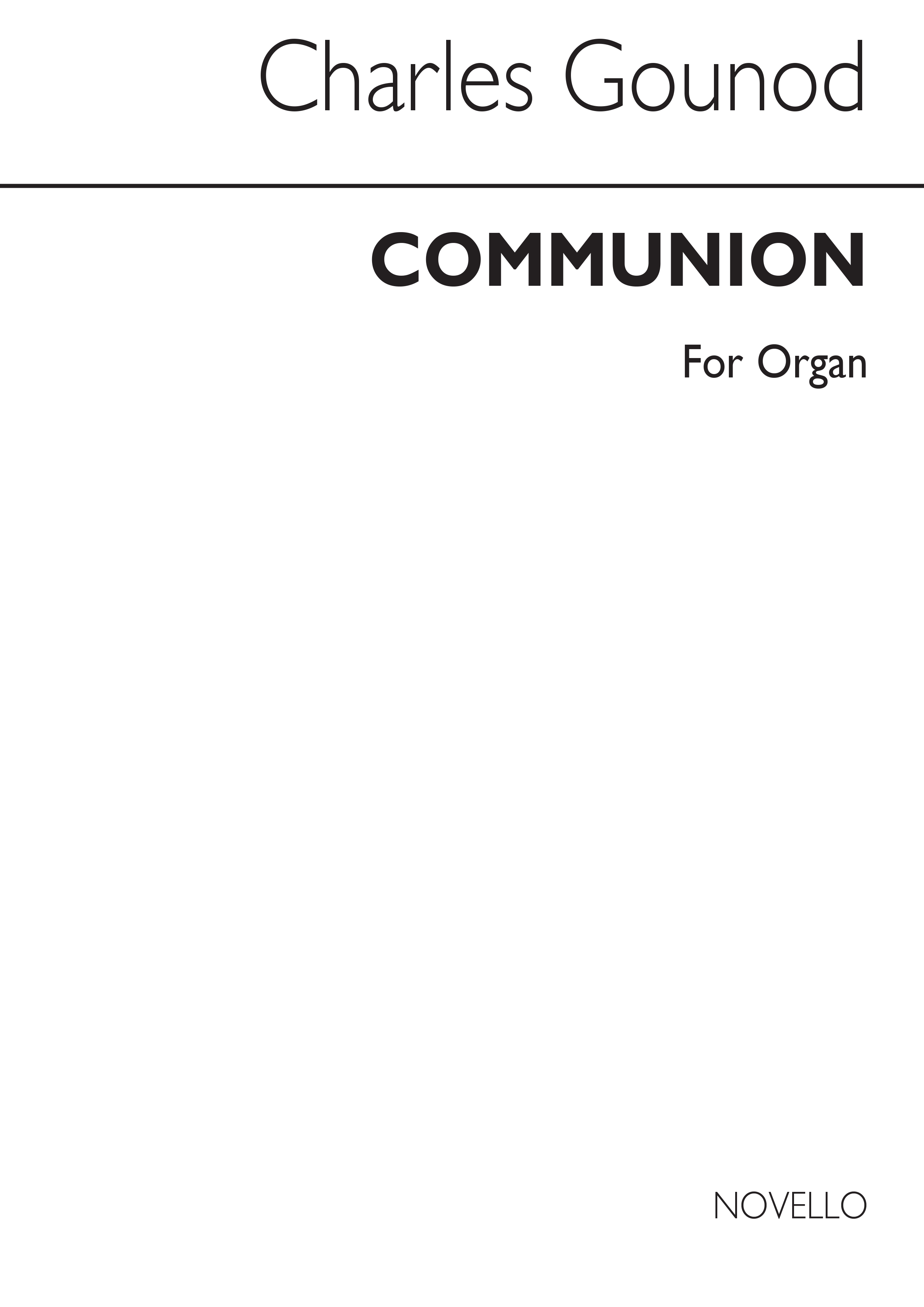 Charles Gounod: Communion For Organ (C.H. Trevor): Organ: Instrumental Work